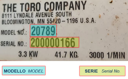 Toro Snapsheet Toro Irrigation systems Spare Parts | Ceruti Center